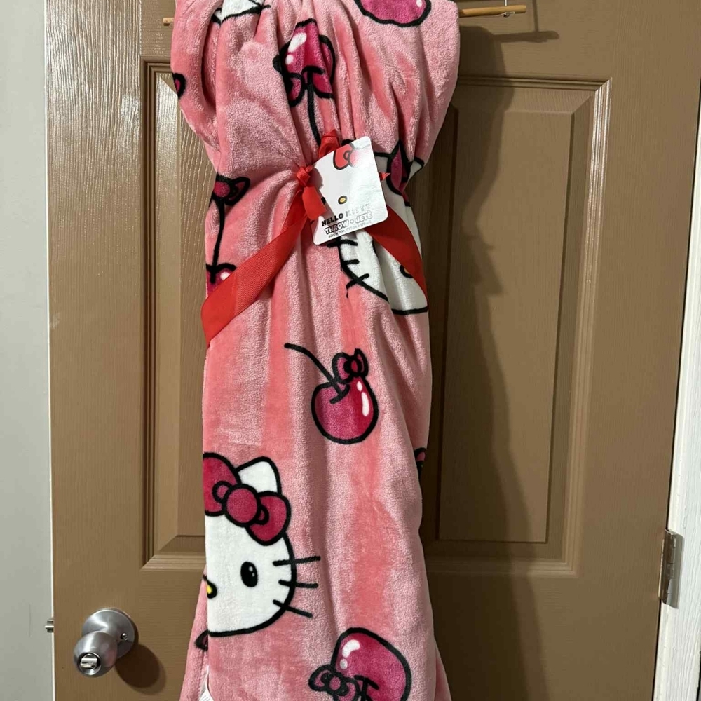 Hello Kitty Cherry Blanket